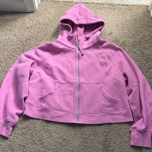 Like brand new Lululemon m/l zip up oversized hoodie!